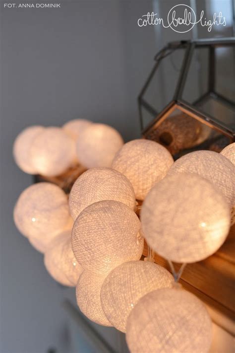cotton ballls|cotton balls lichterkette.